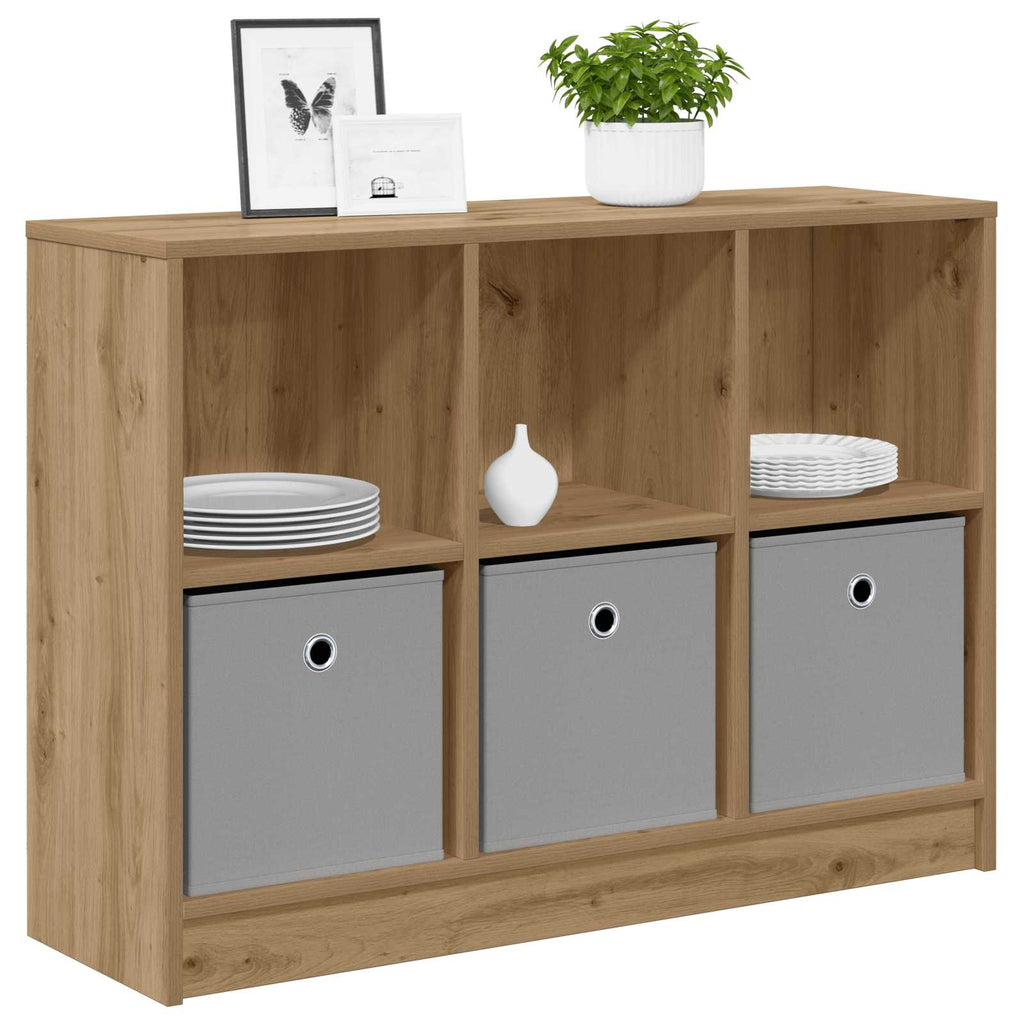 Sideboard mit Schubladen Artisan-Eiche 88,5 x 27,5 x 63,5 cm