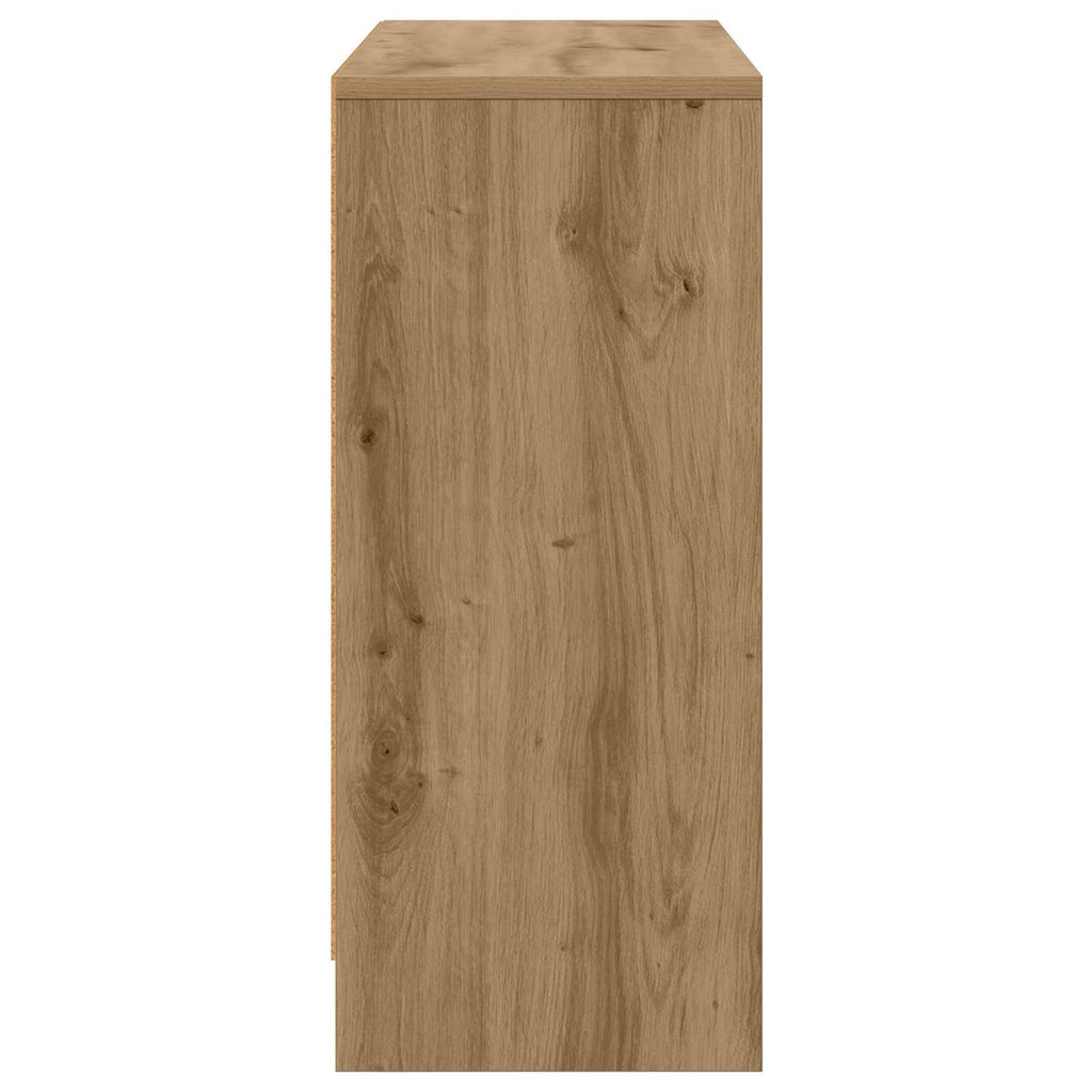Sideboard mit Schubladen Artisan-Eiche 88,5 x 27,5 x 63,5 cm
