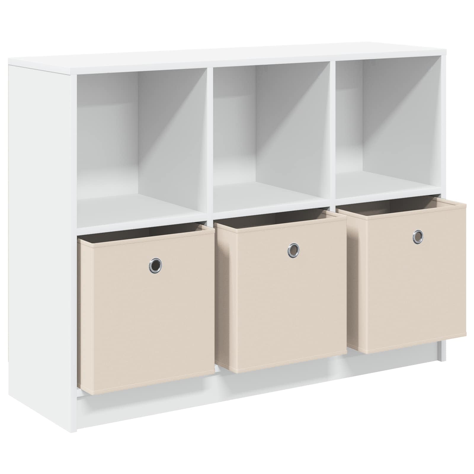 Sideboard mit Schubladen Weiß 102 x 32 x 73,5 cm