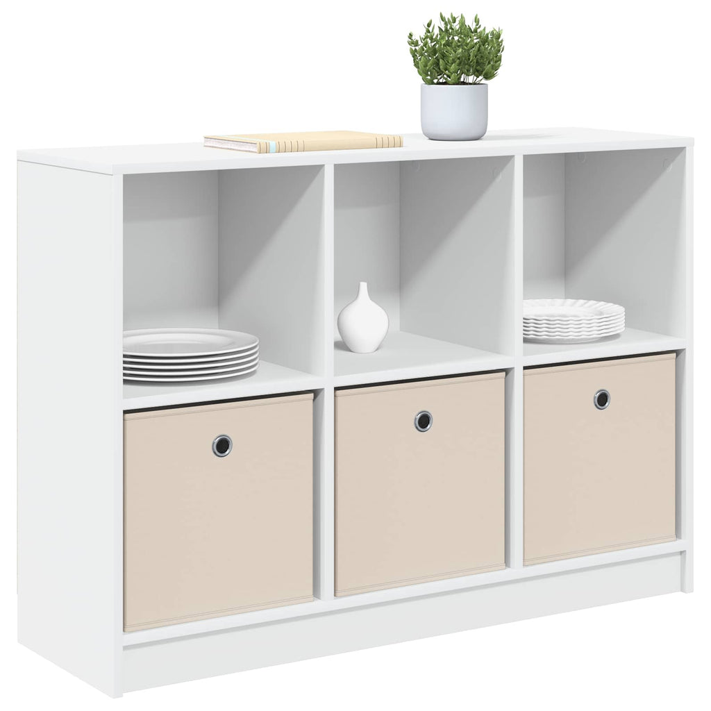 Sideboard mit Schubladen Weiß 102 x 32 x 73,5 cm