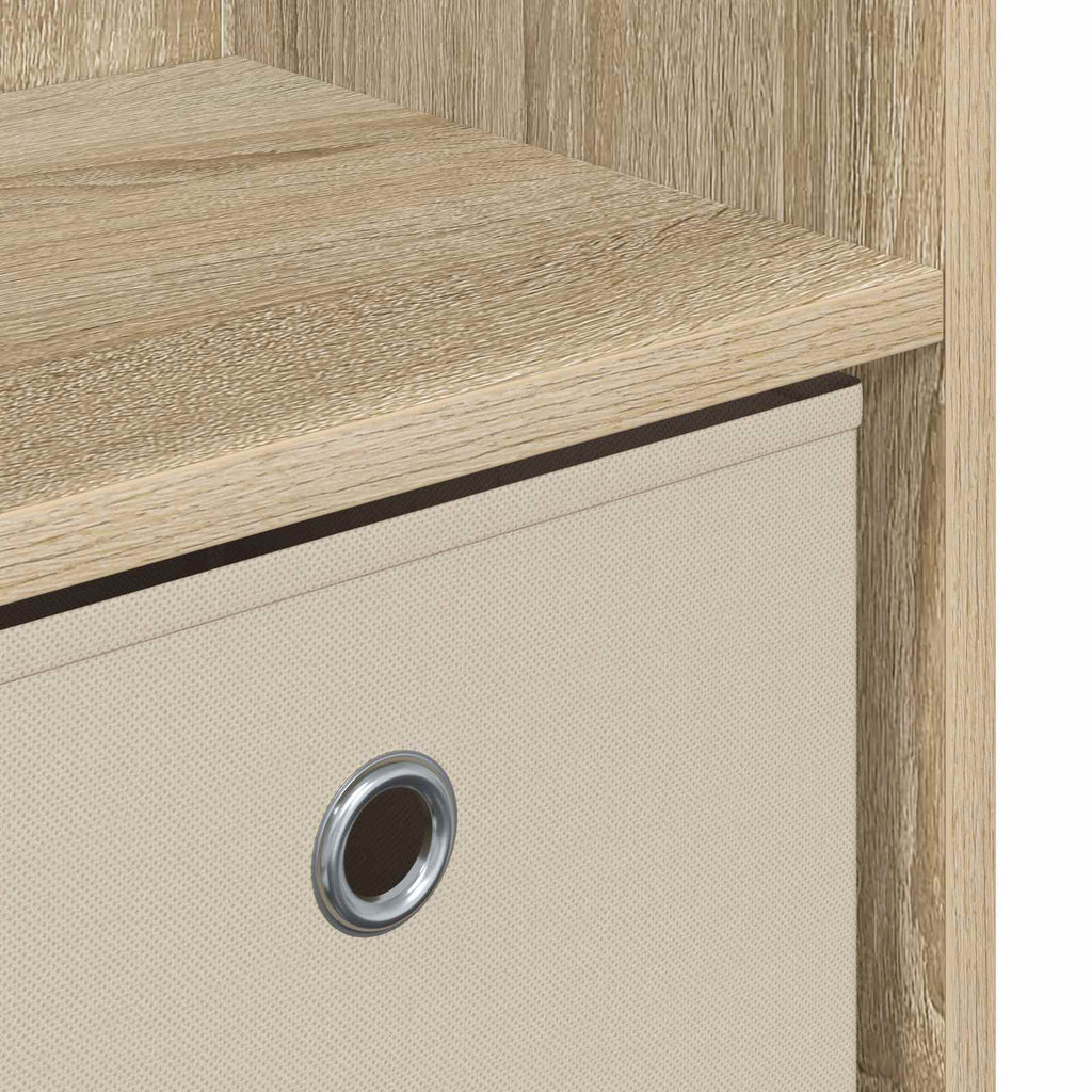 Sideboard mit Schubladen Sonoma-Eiche 102 x 32 x 73,5 cm