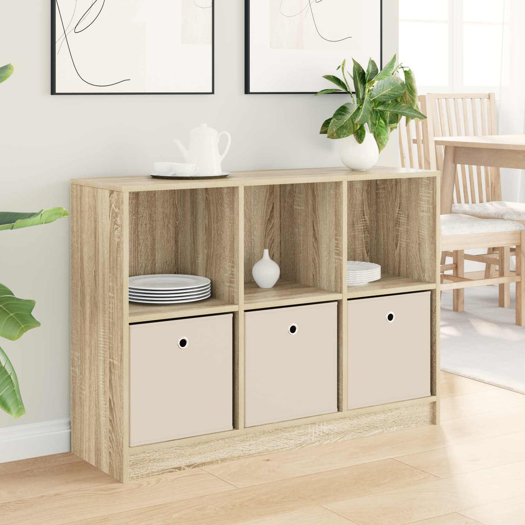 Sideboard mit Schubladen Sonoma-Eiche 102 x 32 x 73,5 cm