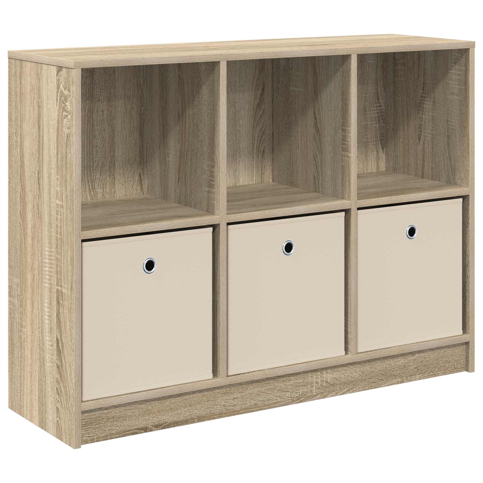Sideboard mit Schubladen Sonoma-Eiche 102 x 32 x 73,5 cm