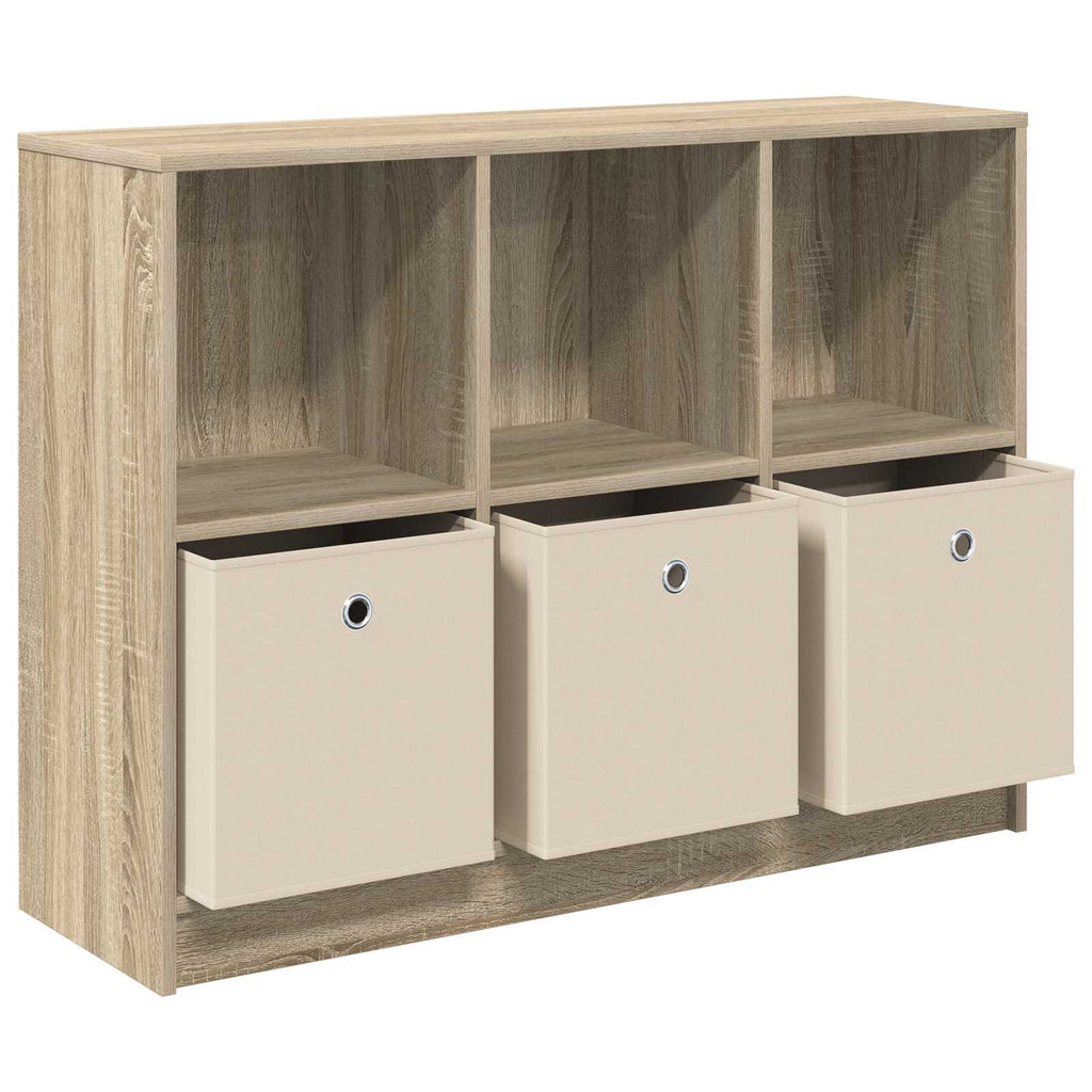Sideboard mit Schubladen Sonoma-Eiche 102 x 32 x 73,5 cm