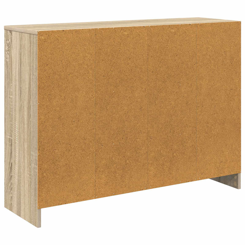 Sideboard mit Schubladen Sonoma-Eiche 102 x 32 x 73,5 cm