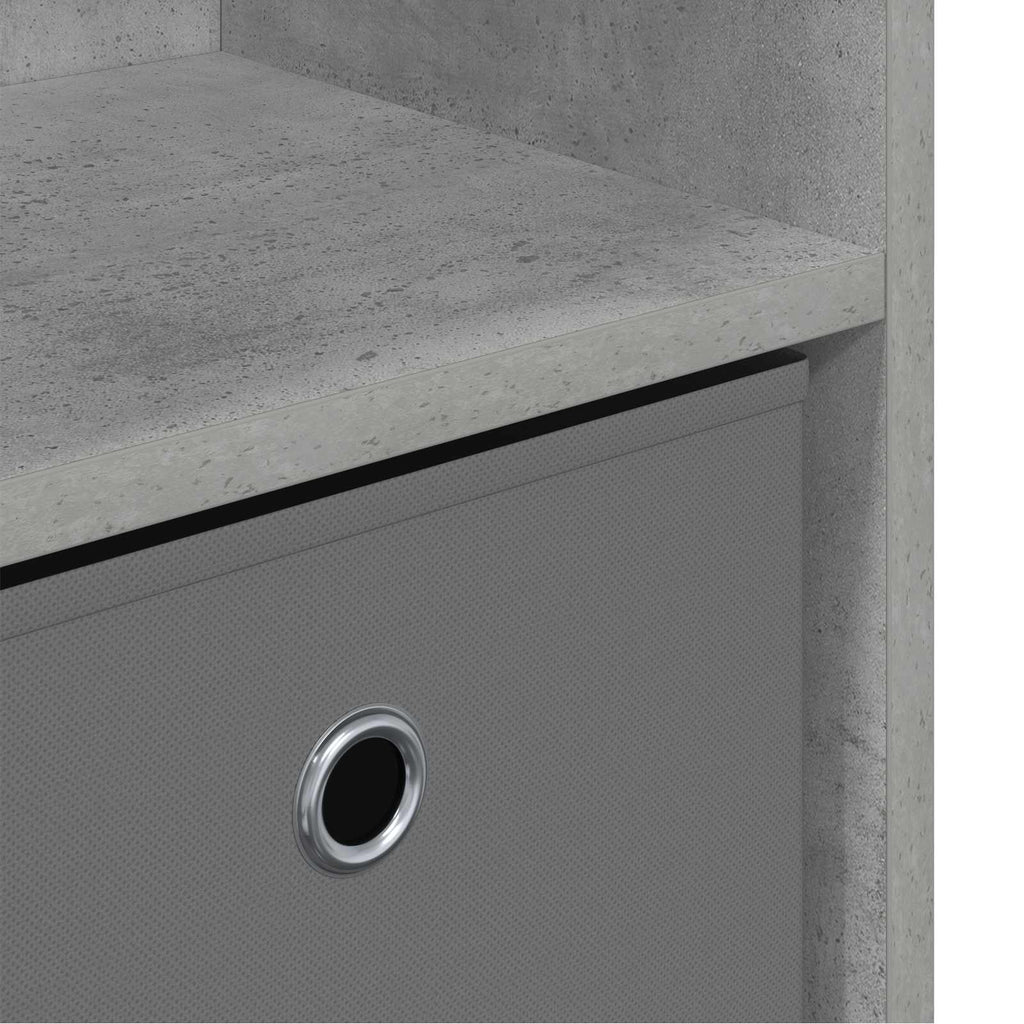 Sideboard mit Schubladen Beton Grau 102 x 32 x 73,5 cm