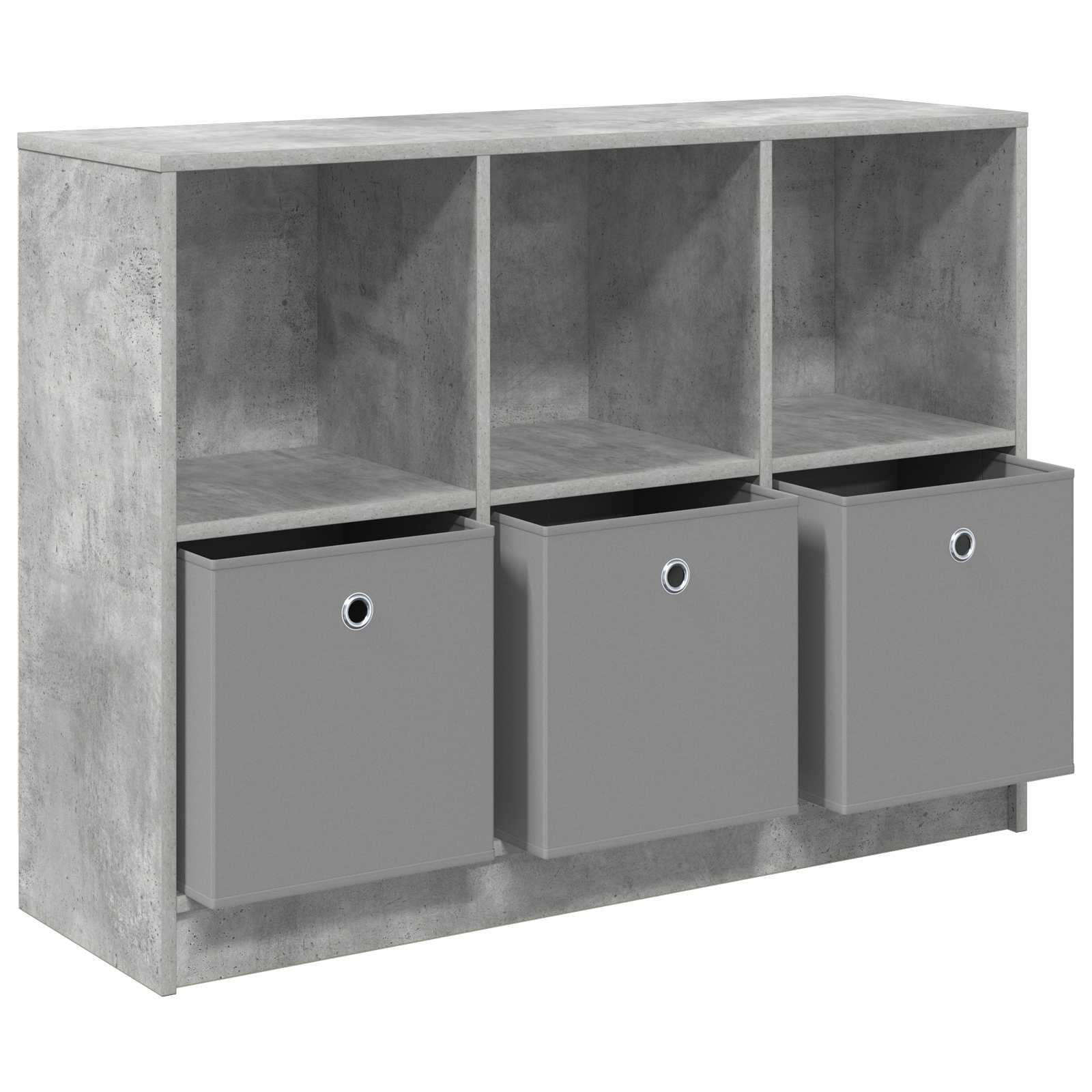 Sideboard mit Schubladen Beton Grau 102 x 32 x 73,5 cm