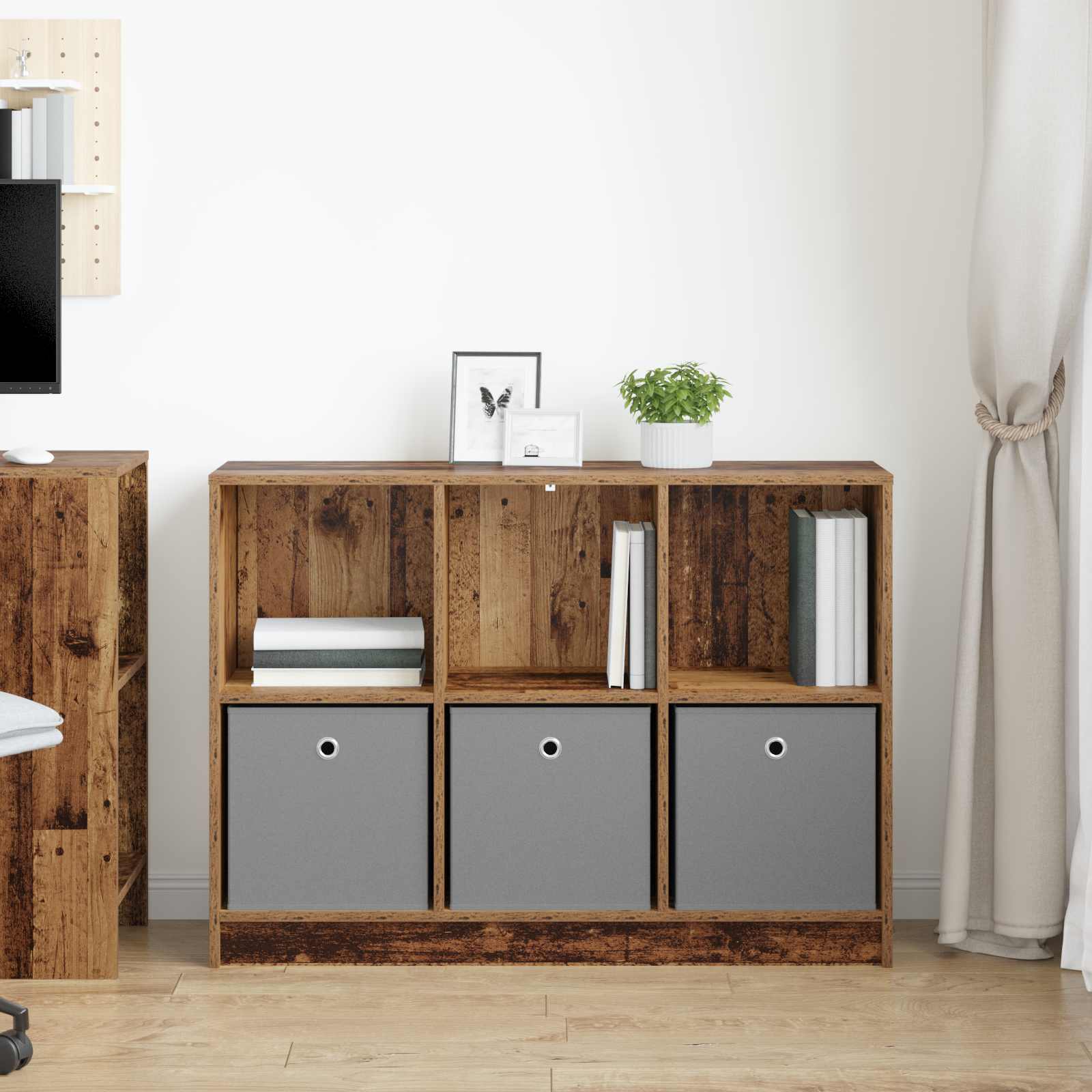 Sideboard mit Schubladen Altholz 102 x 32 x 73,5 cm