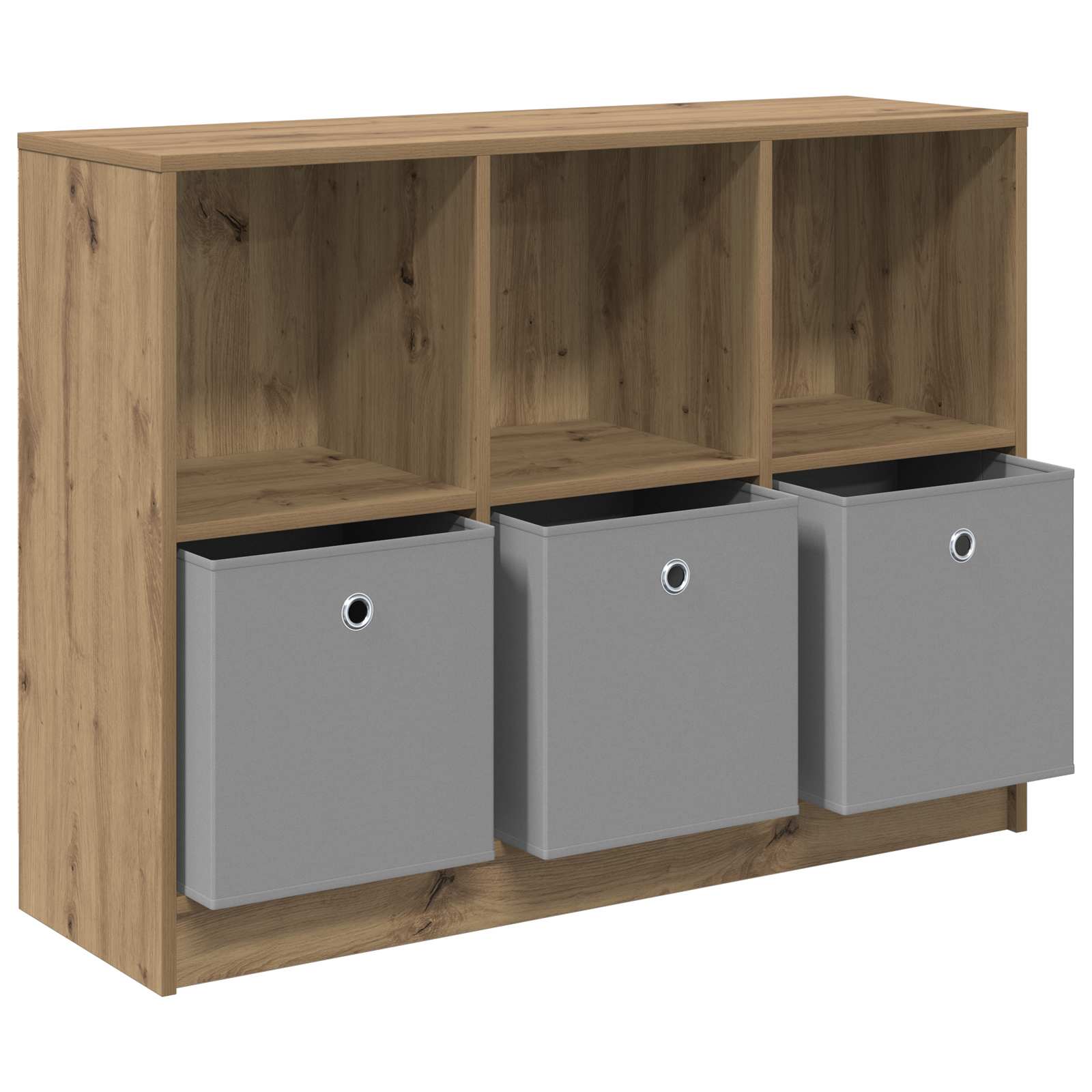 Sideboard mit Schubladen Artisan-Eiche 102 x 32 x 73,5 cm