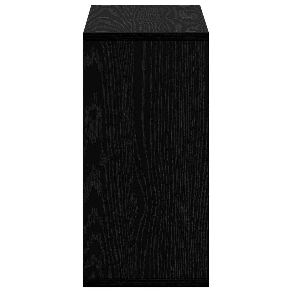 Sideboard mit Schubladen Schwarz Eichen-Optik 49,5 x 22 x 47 cm