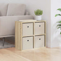 Sideboard mit Schubladen Sonoma-Eiche 49,5 x 22 x 47 cm