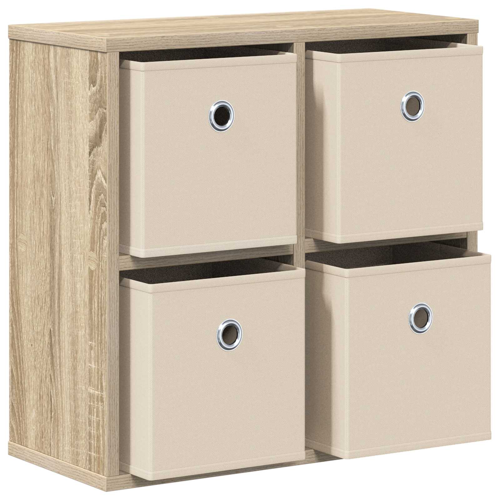 Sideboard mit Schubladen Sonoma-Eiche 49,5 x 22 x 47 cm