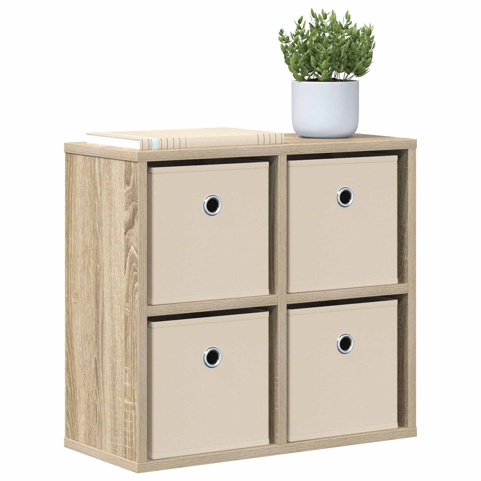 Sideboard mit Schubladen Sonoma-Eiche 49,5 x 22 x 47 cm