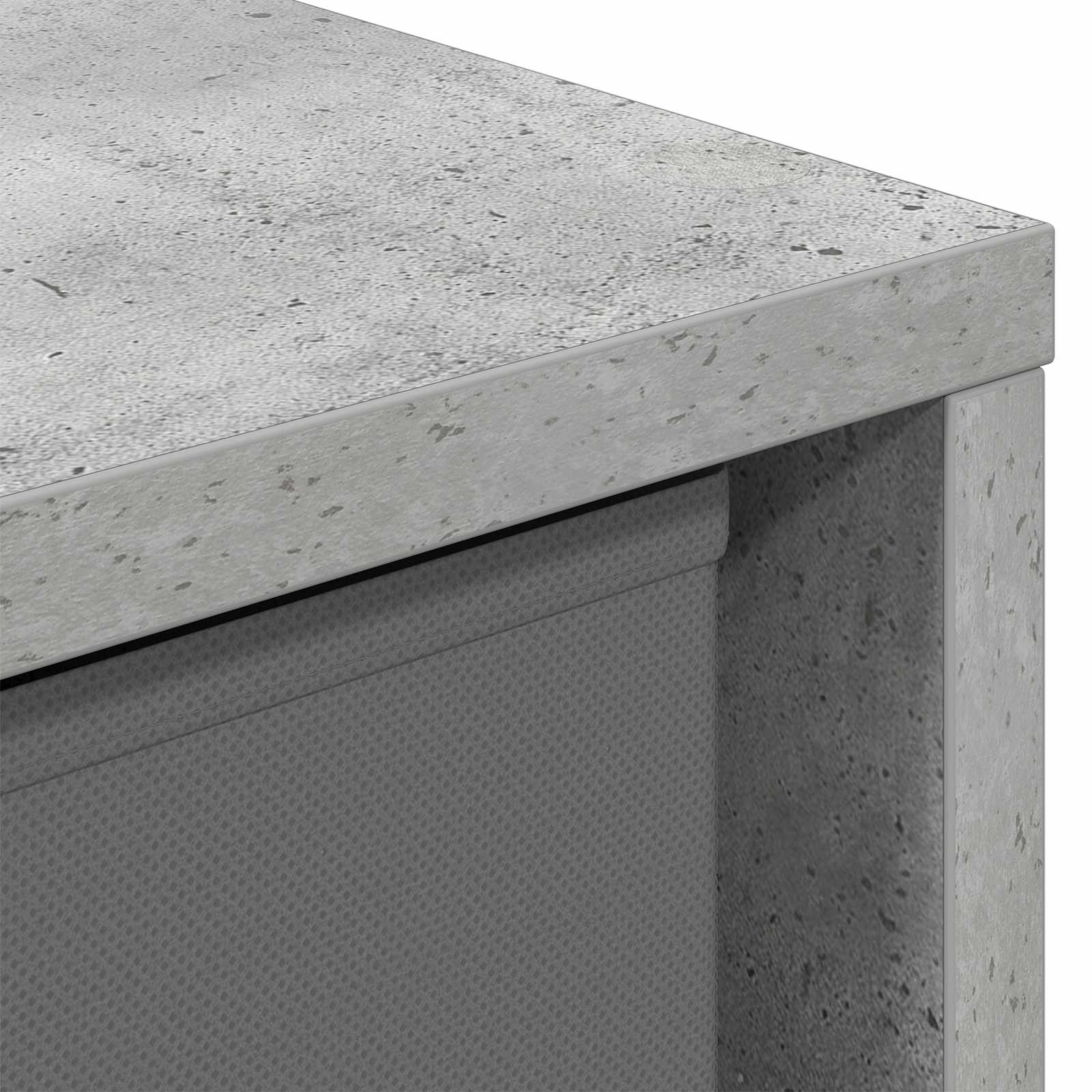 Sideboard mit Schubladen Beton Grau 49,5 x 22 x 47 cm