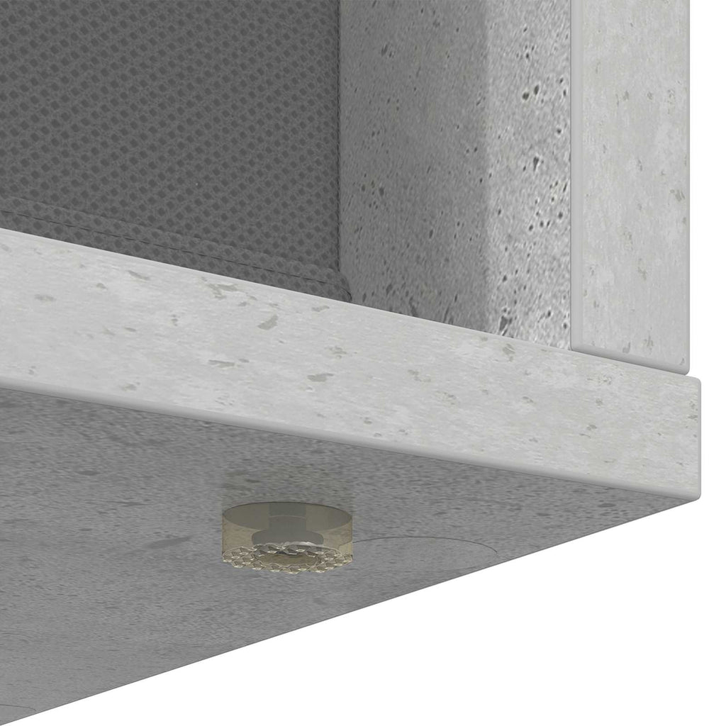 Sideboard mit Schubladen Beton Grau 49,5 x 22 x 47 cm