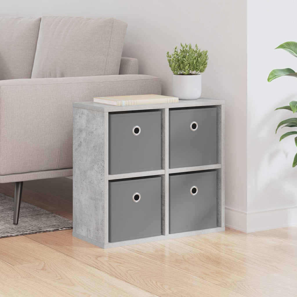 Sideboard mit Schubladen Beton Grau 49,5 x 22 x 47 cm