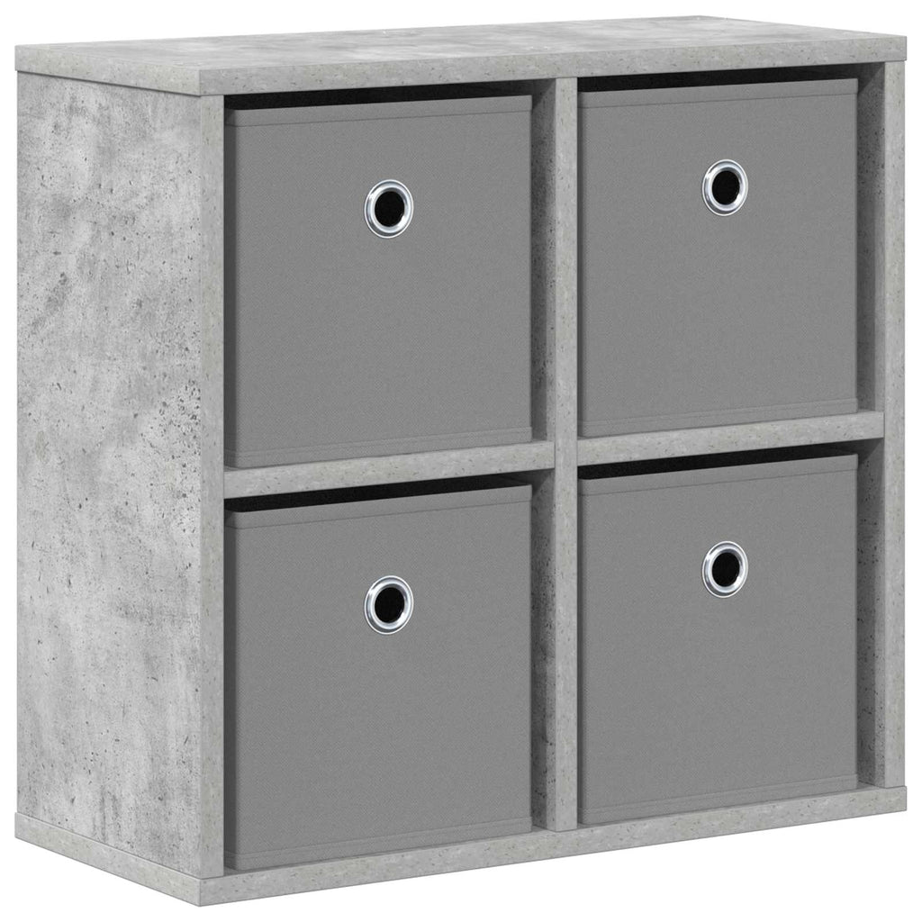 Sideboard mit Schubladen Beton Grau 49,5 x 22 x 47 cm