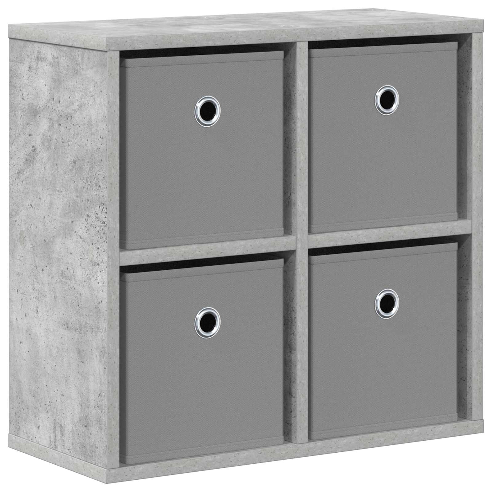 Sideboard mit Schubladen Beton Grau 49,5 x 22 x 47 cm
