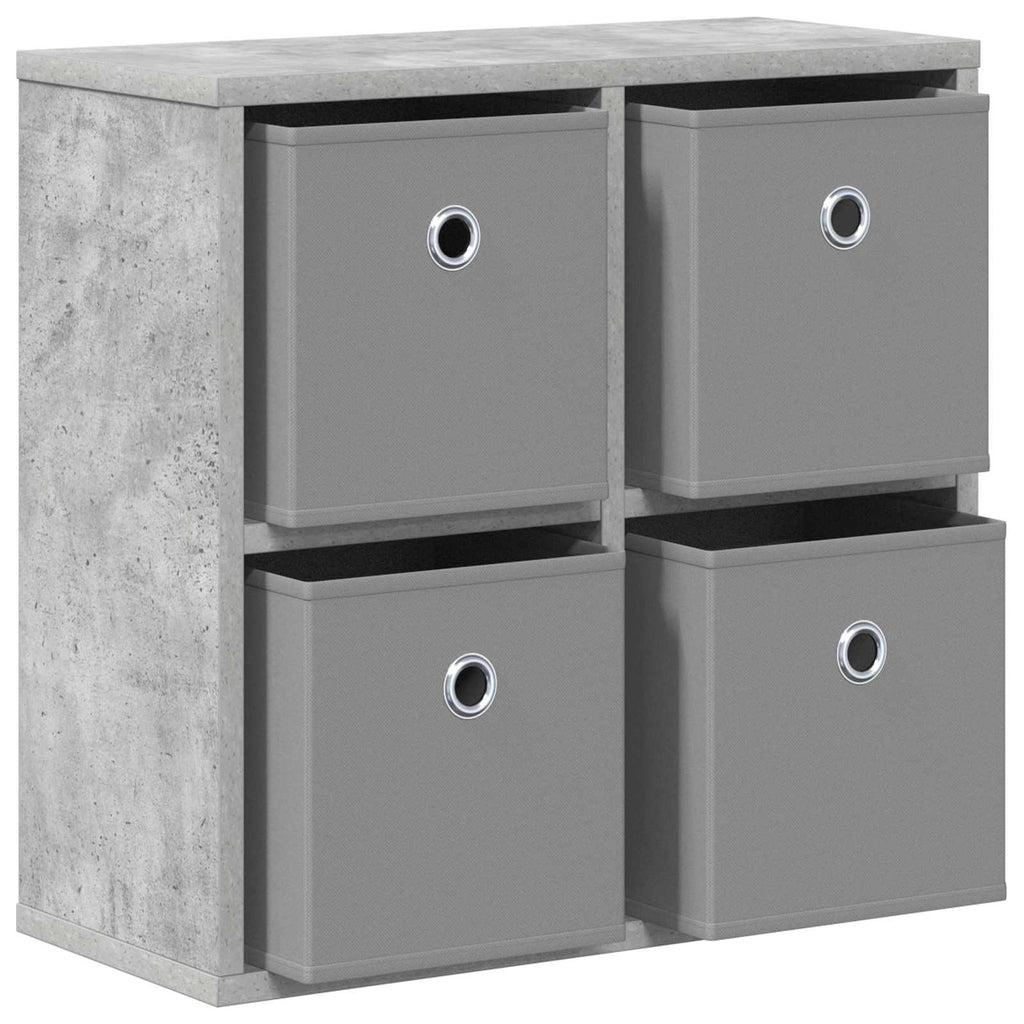 Sideboard mit Schubladen Beton Grau 49,5 x 22 x 47 cm