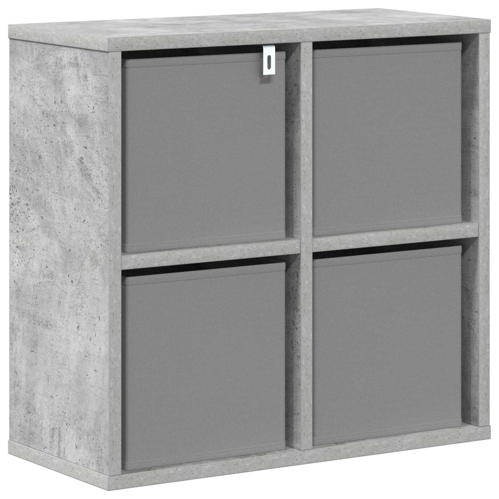 Sideboard mit Schubladen Beton Grau 49,5 x 22 x 47 cm