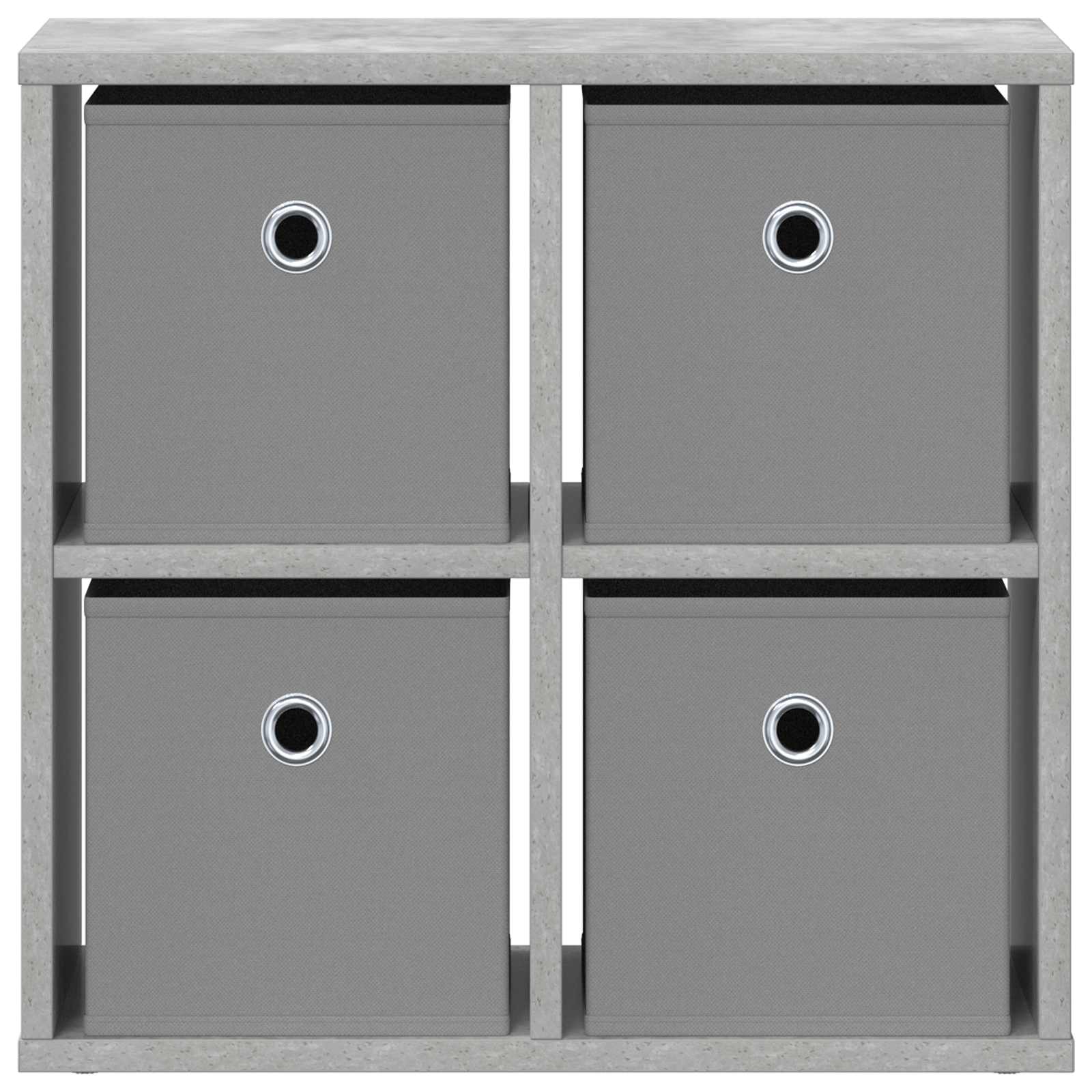 Sideboard mit Schubladen Beton Grau 49,5 x 22 x 47 cm