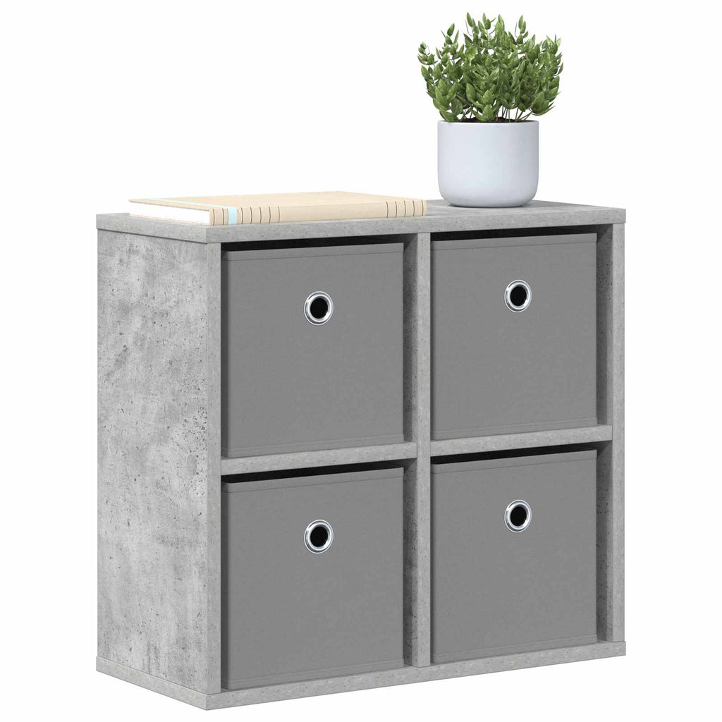 Sideboard mit Schubladen Beton Grau 49,5 x 22 x 47 cm