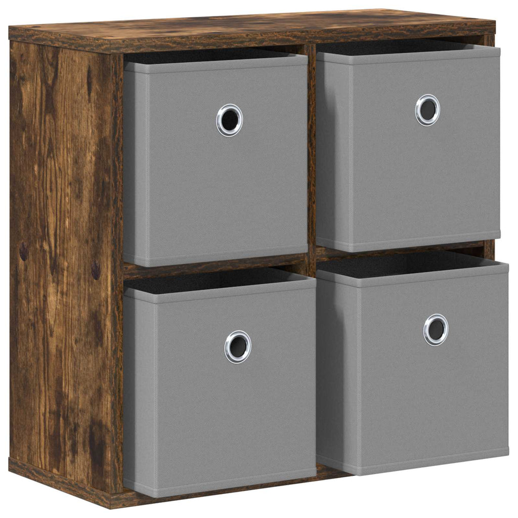Sideboard mit Schubladen Geräucherte Eiche 49,5 x 22 x 47 cm