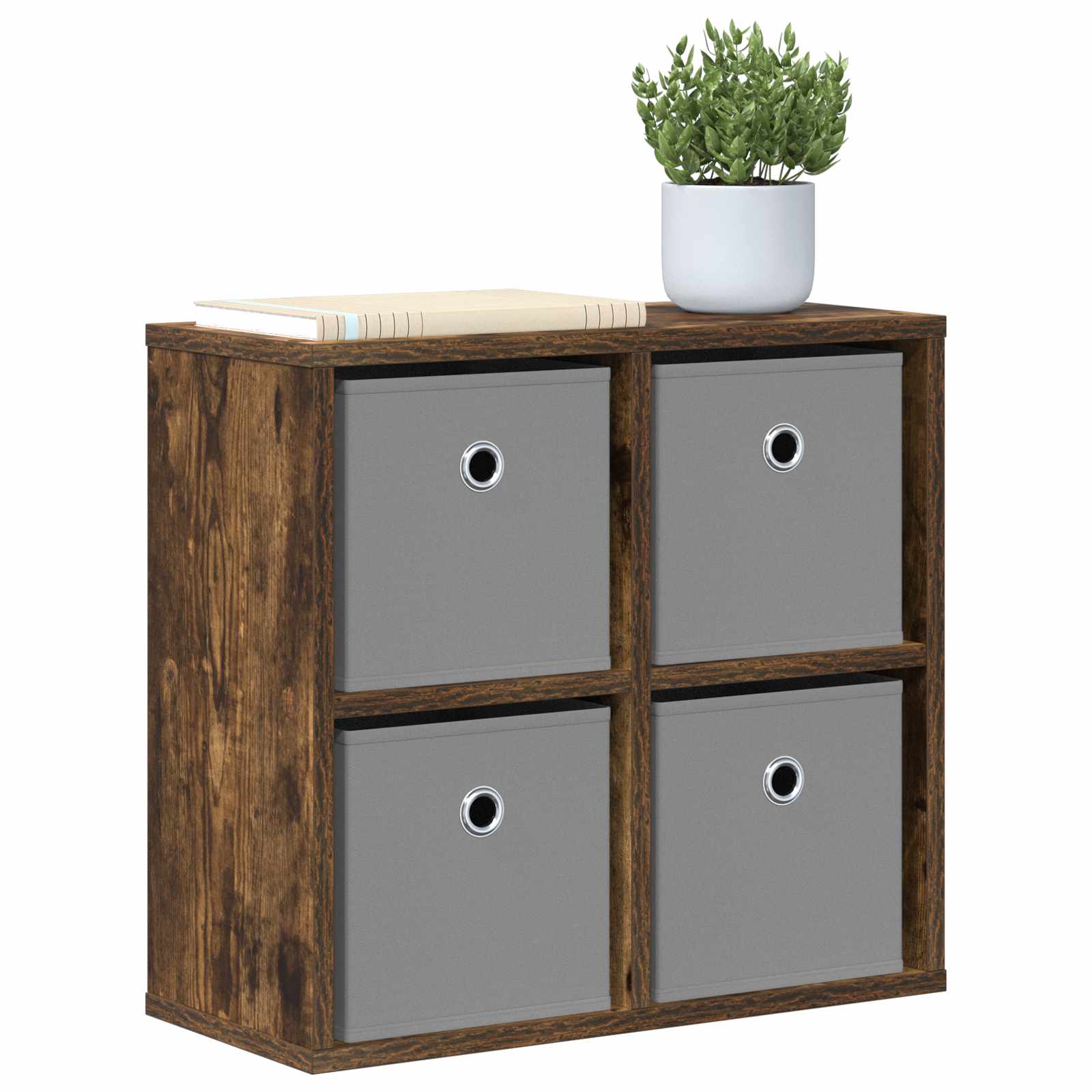 Sideboard mit Schubladen Geräucherte Eiche 49,5 x 22 x 47 cm