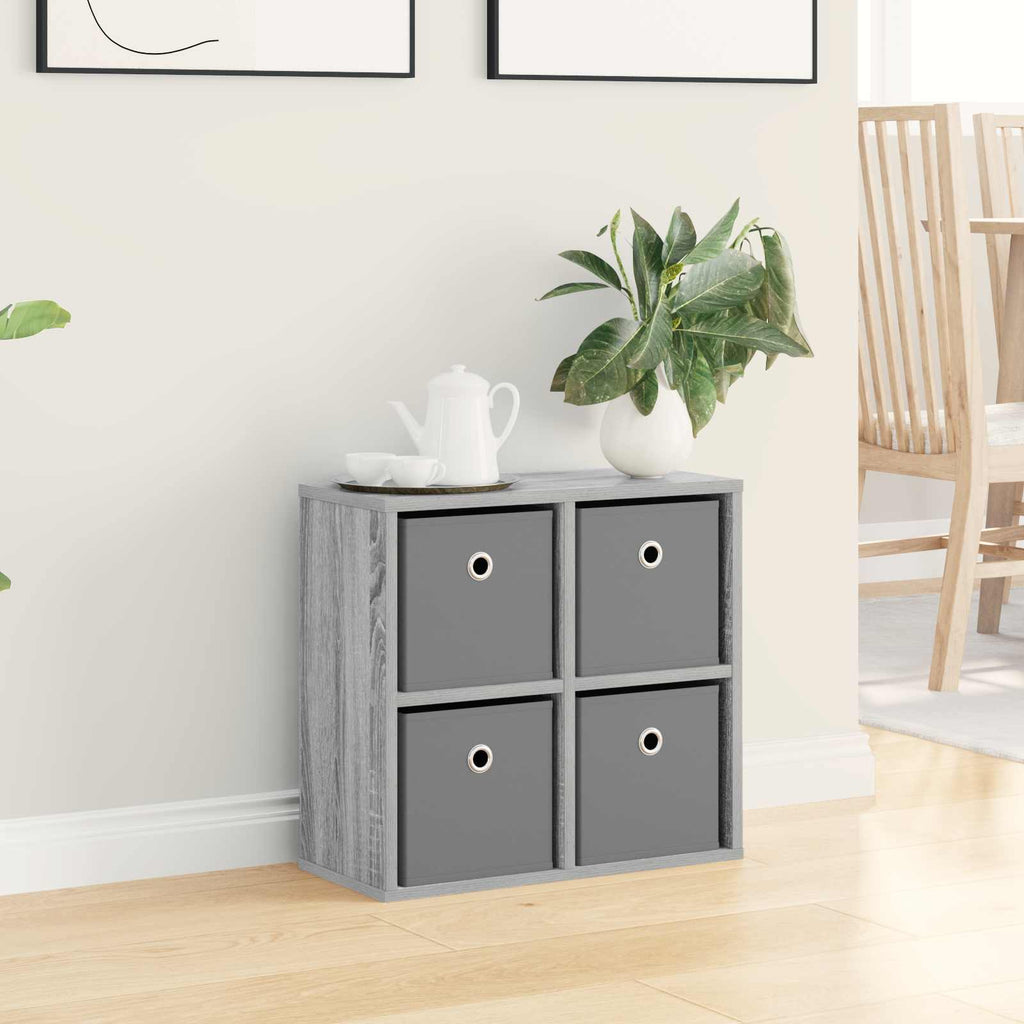 Sideboard mit Schubladen Graues Sonoma 49,5 x 22 x 47 cm