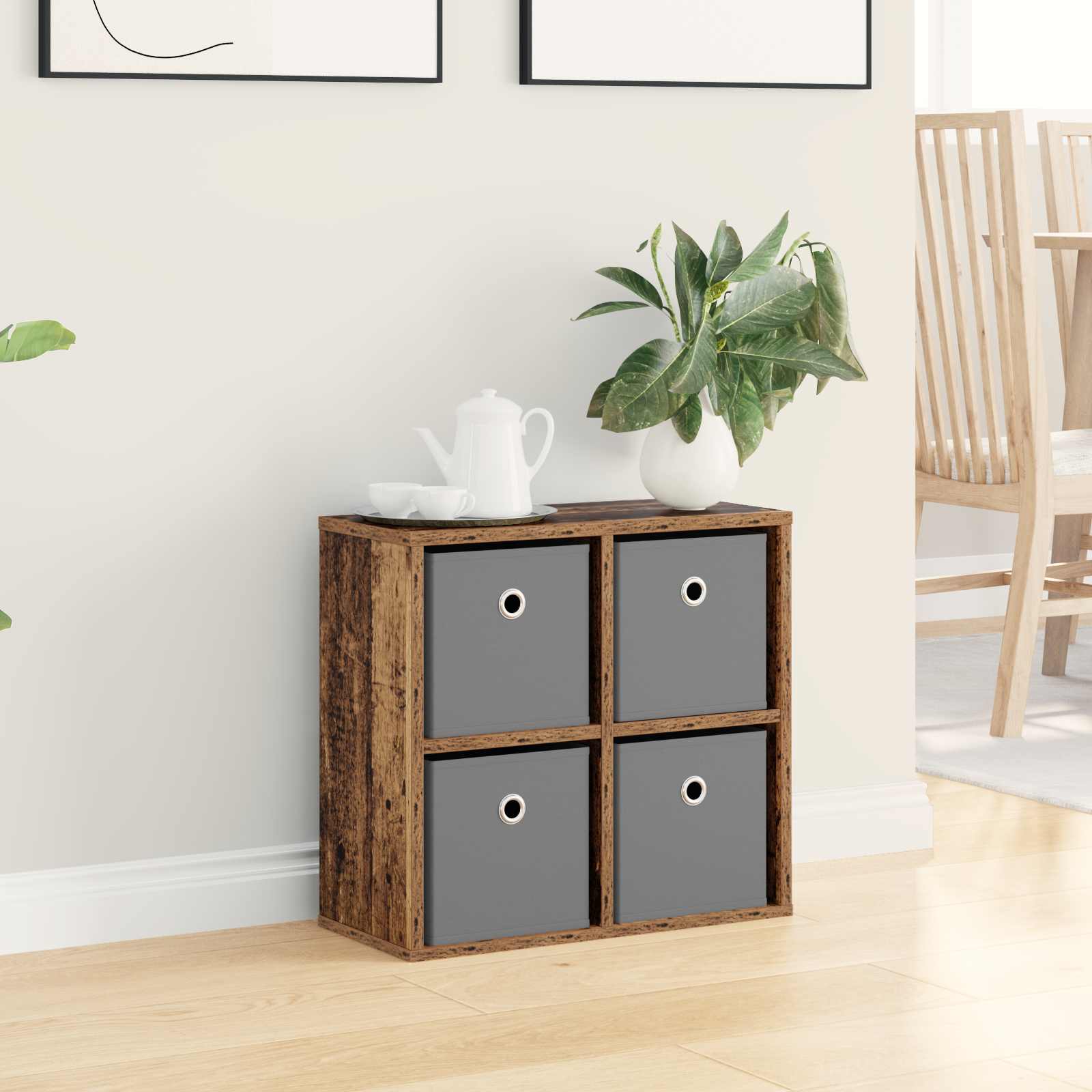 Sideboard mit Schubladen Altholz 49,5 x 22 x 47 cm
