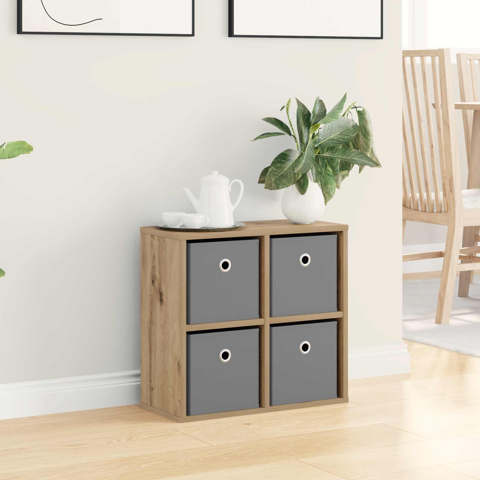 Sideboard mit Schubladen Artisan-Eiche 49,5 x 22 x 47 cm