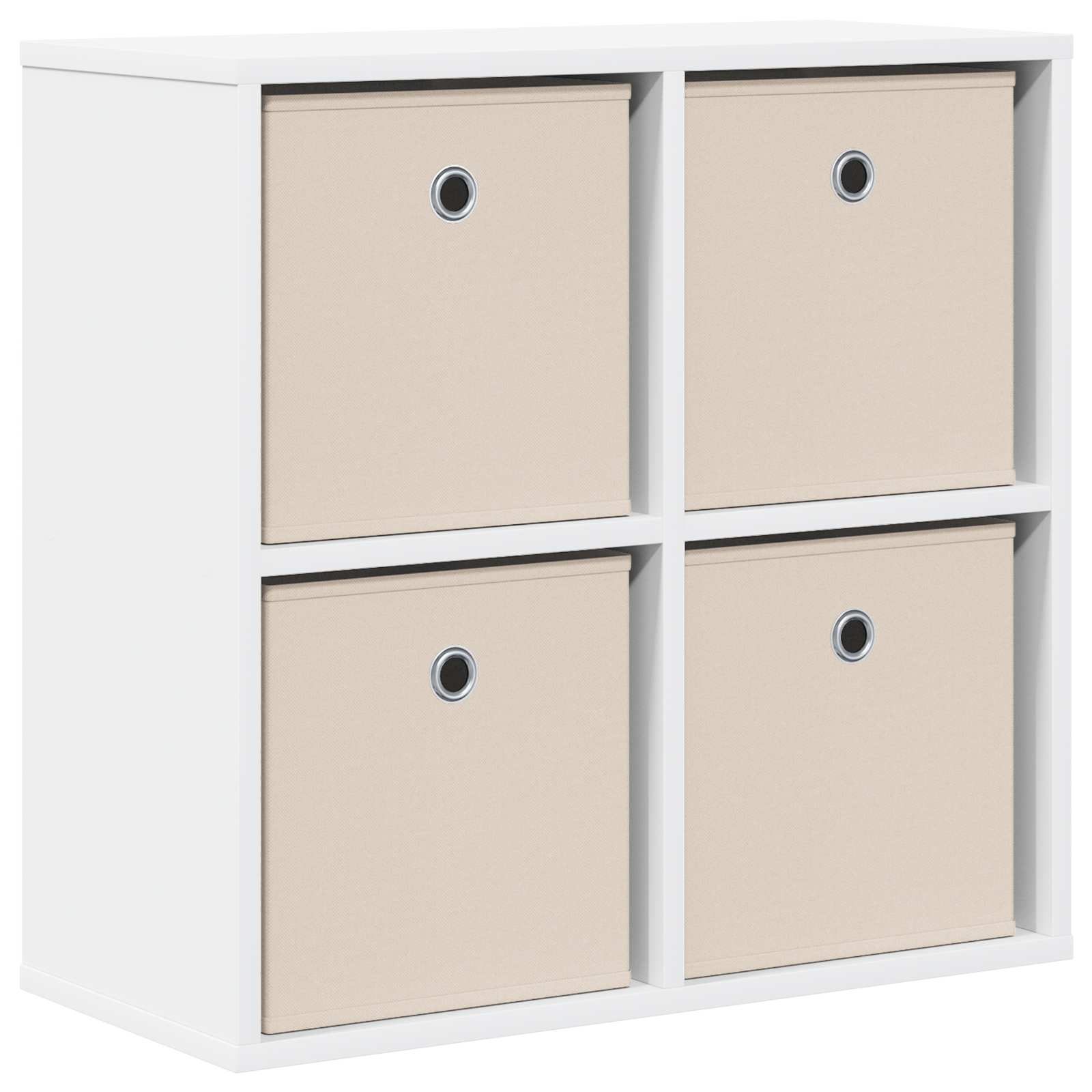 Sideboard mit Schubladen Weiß 59,5 x 27 x 57 cm