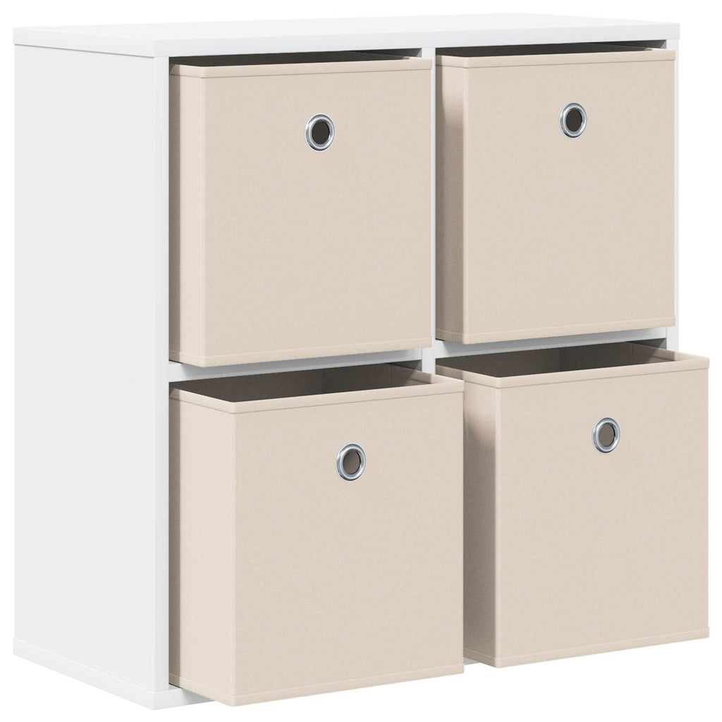 Sideboard mit Schubladen Weiß 59,5 x 27 x 57 cm