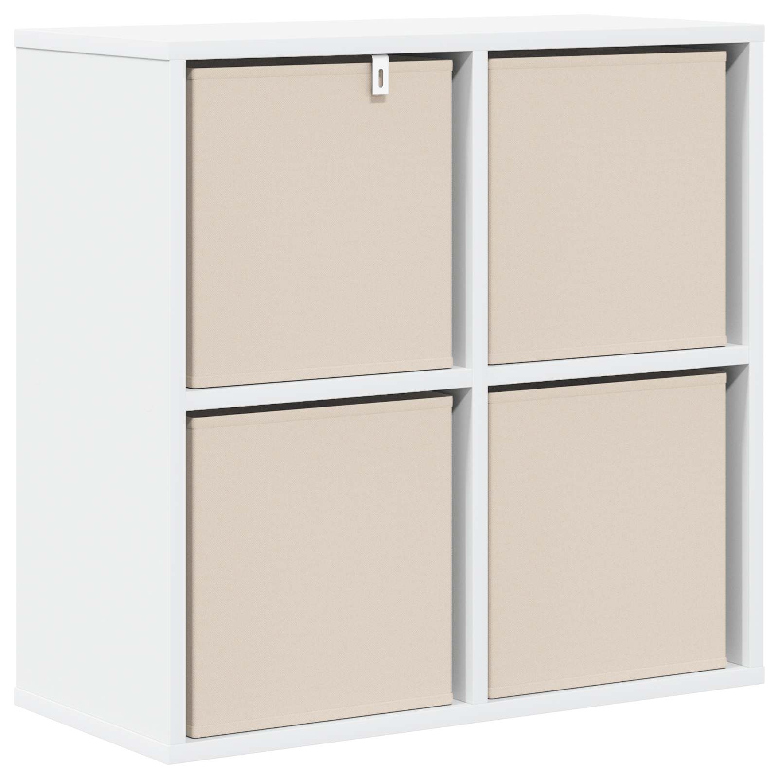 Sideboard mit Schubladen Weiß 59,5 x 27 x 57 cm