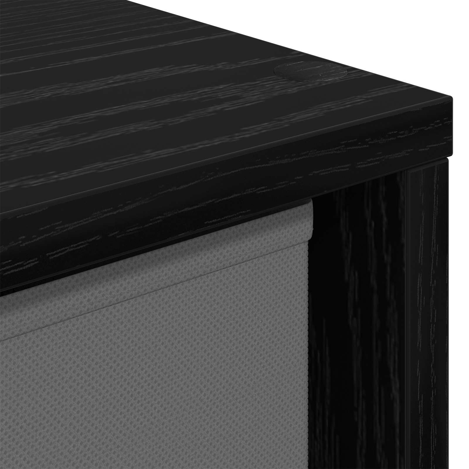 Sideboard mit Schubladen Schwarz Eichen-Optik 59,5 x 27 x 57 cm