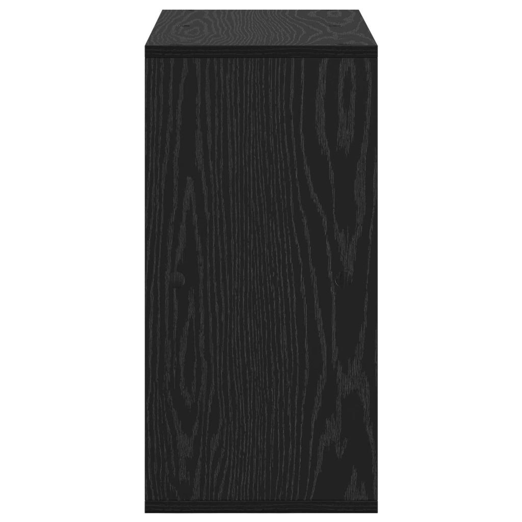 Sideboard mit Schubladen Schwarz Eichen-Optik 59,5 x 27 x 57 cm