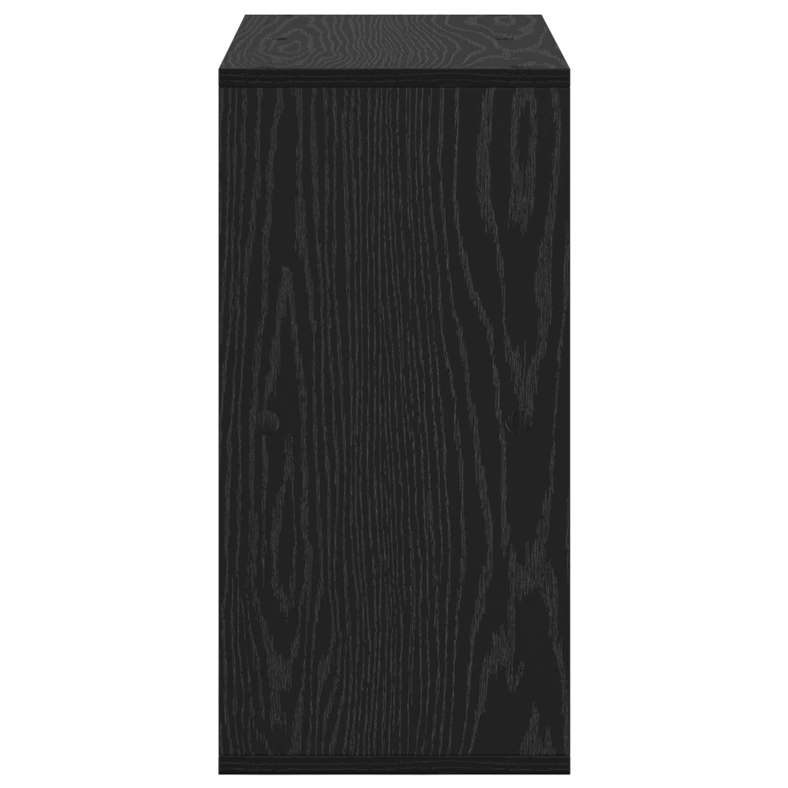 Sideboard mit Schubladen Schwarz Eichen-Optik 59,5 x 27 x 57 cm