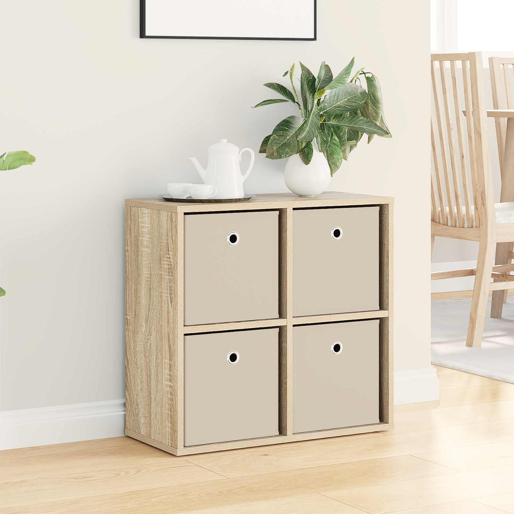 Sideboard mit Schubladen Sonoma-Eiche 59,5 x 27 x 57 cm