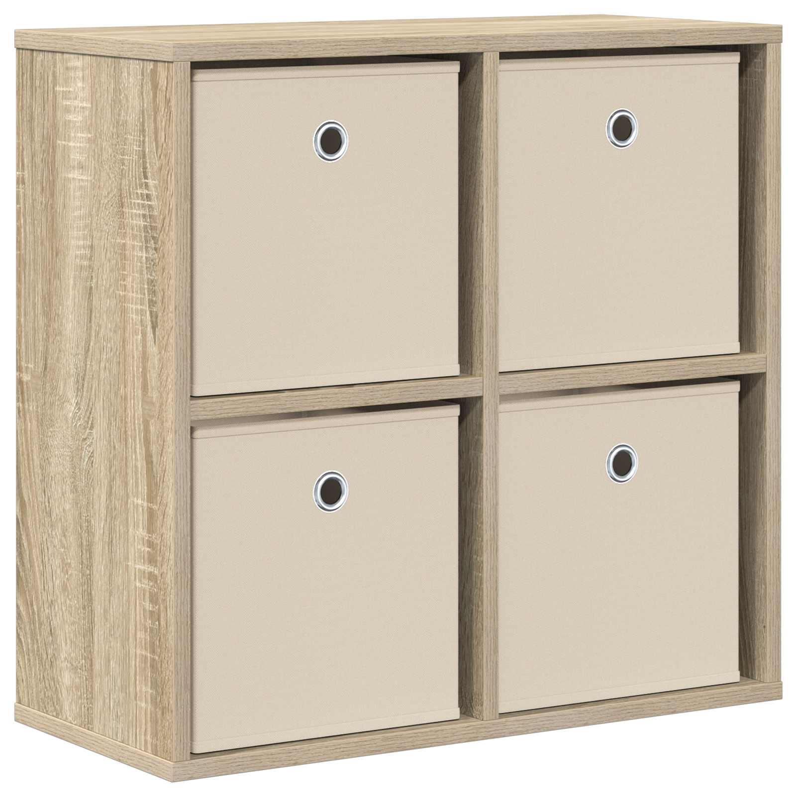 Sideboard mit Schubladen Sonoma-Eiche 59,5 x 27 x 57 cm