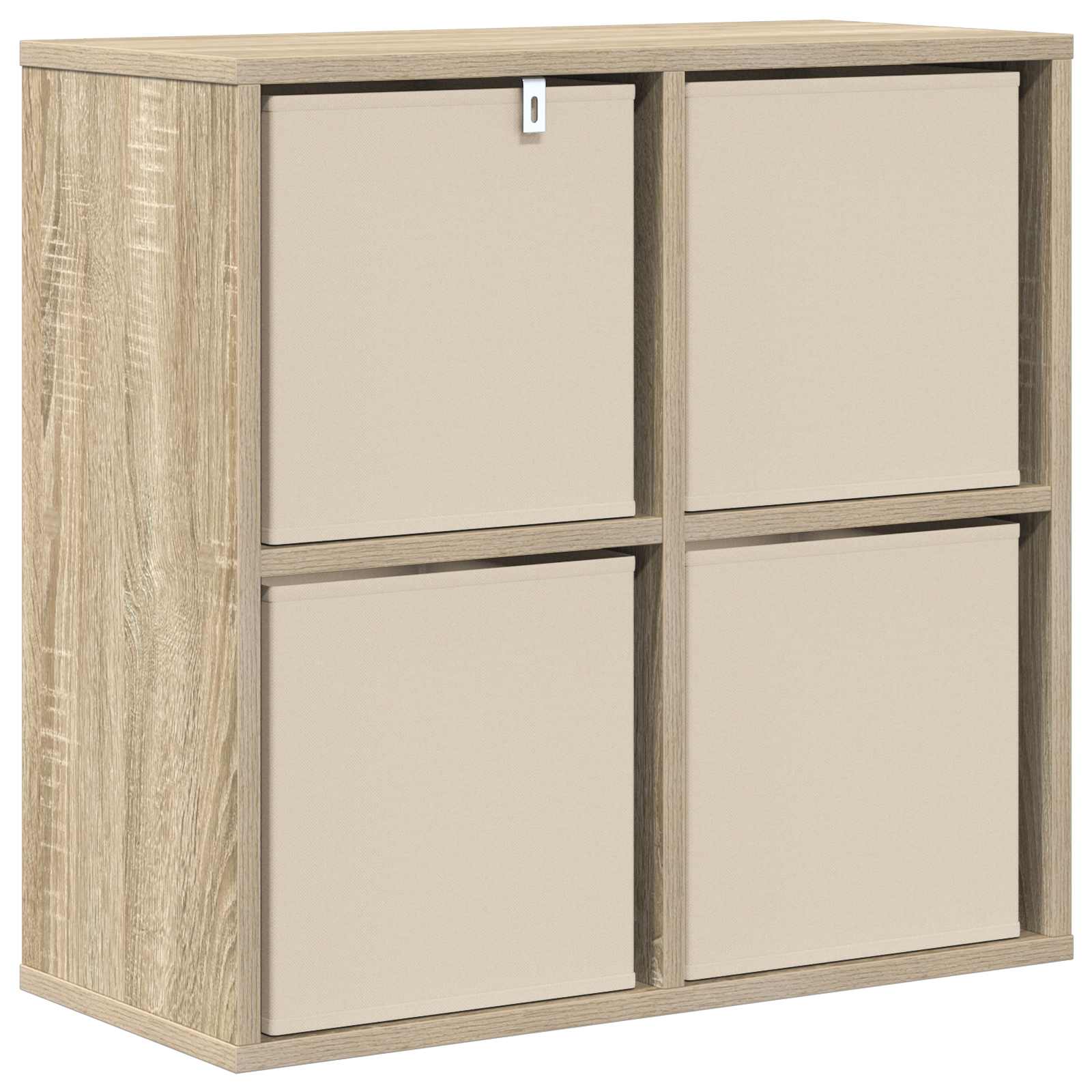 Sideboard mit Schubladen Sonoma-Eiche 59,5 x 27 x 57 cm