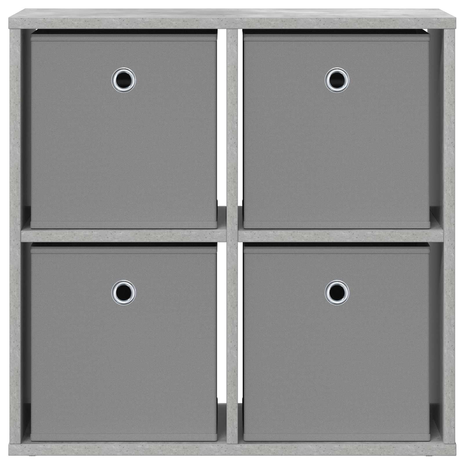 Sideboard mit Schubladen Beton Grau 59,5 x 27 x 57 cm