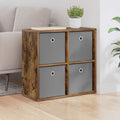 Sideboard mit Schubladen Geräucherte Eiche 59,5 x 27 x 57 cm