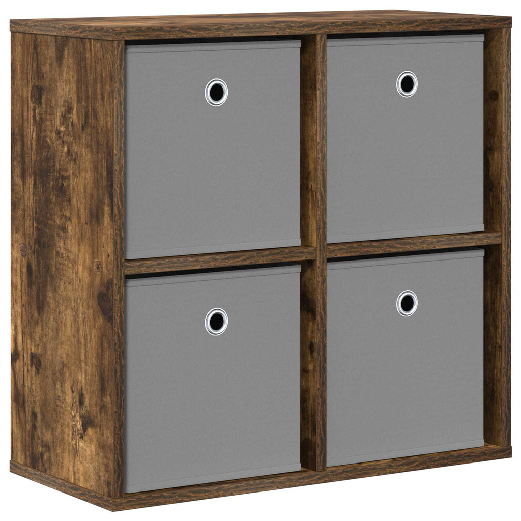 Sideboard mit Schubladen Geräucherte Eiche 59,5 x 27 x 57 cm