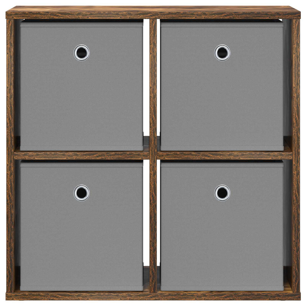 Sideboard mit Schubladen Geräucherte Eiche 59,5 x 27 x 57 cm