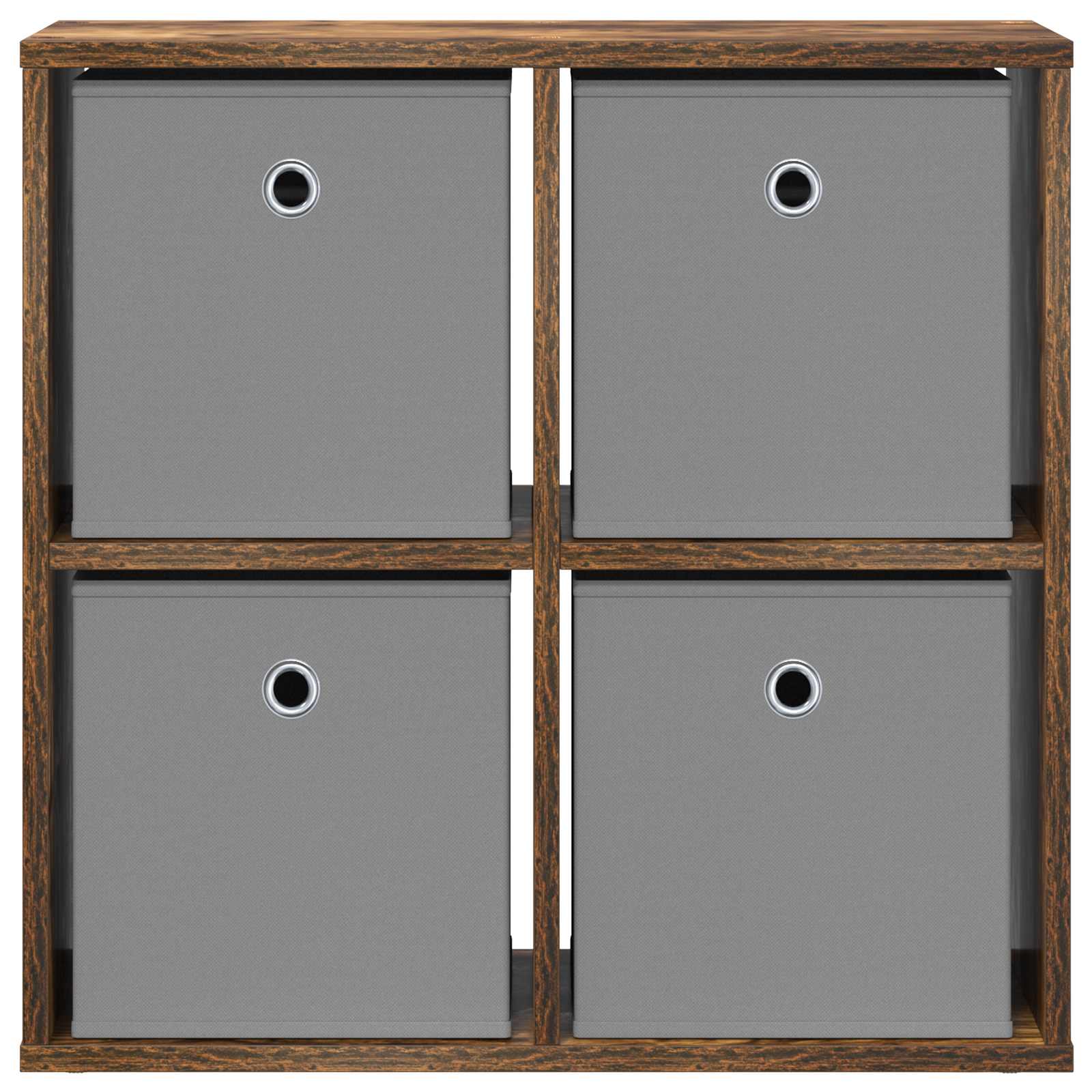 Sideboard mit Schubladen Geräucherte Eiche 59,5 x 27 x 57 cm