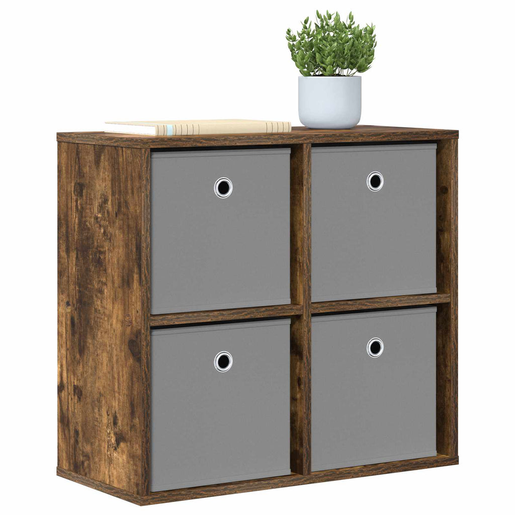 Sideboard mit Schubladen Geräucherte Eiche 59,5 x 27 x 57 cm
