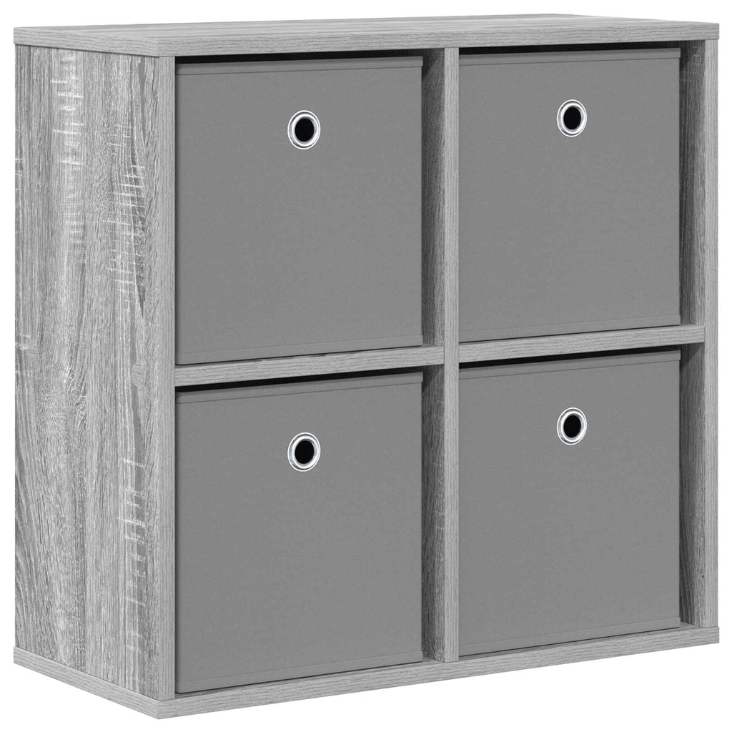 Sideboard mit Schubladen Graues Sonoma 59,5 x 27 x 57 cm