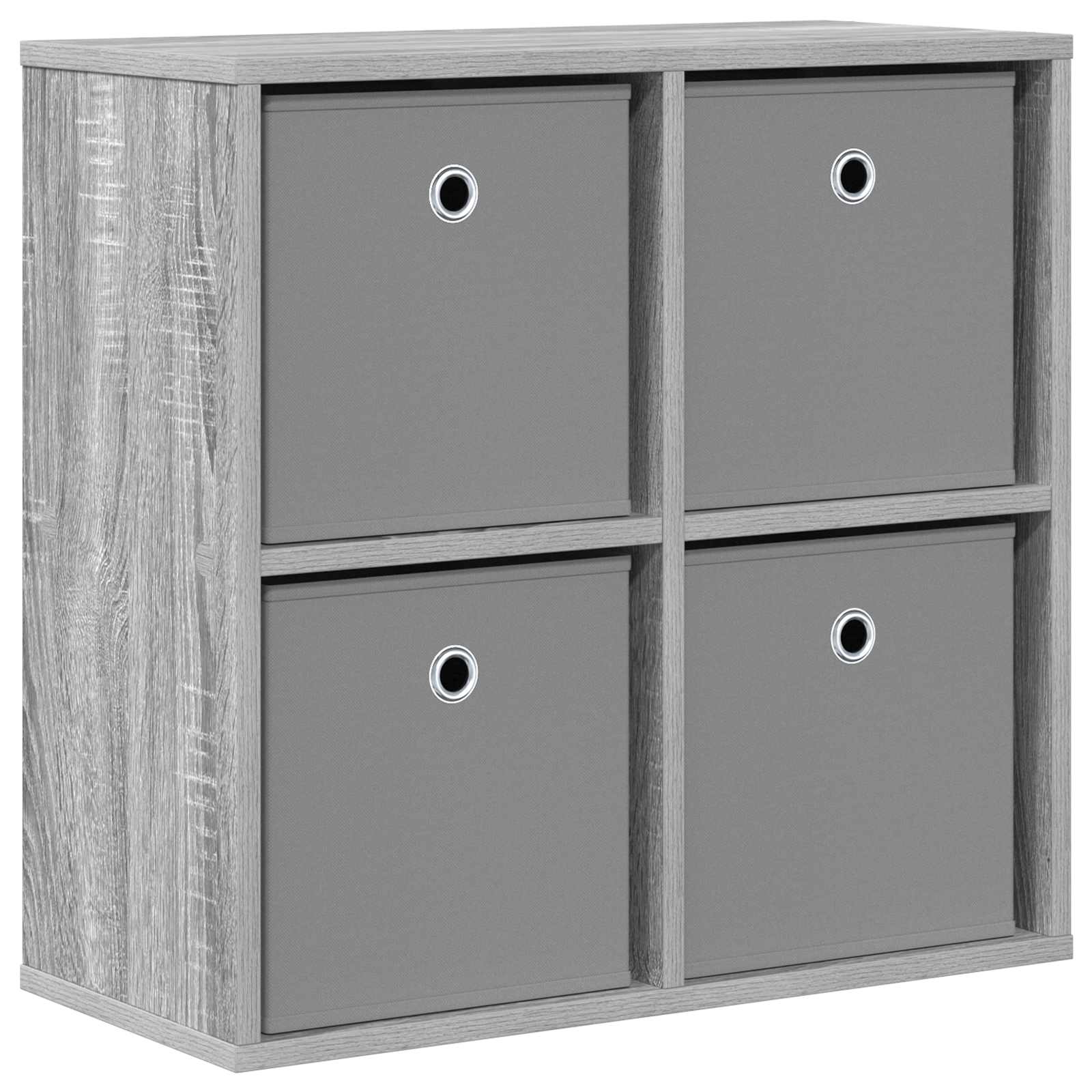 Sideboard mit Schubladen Graues Sonoma 59,5 x 27 x 57 cm