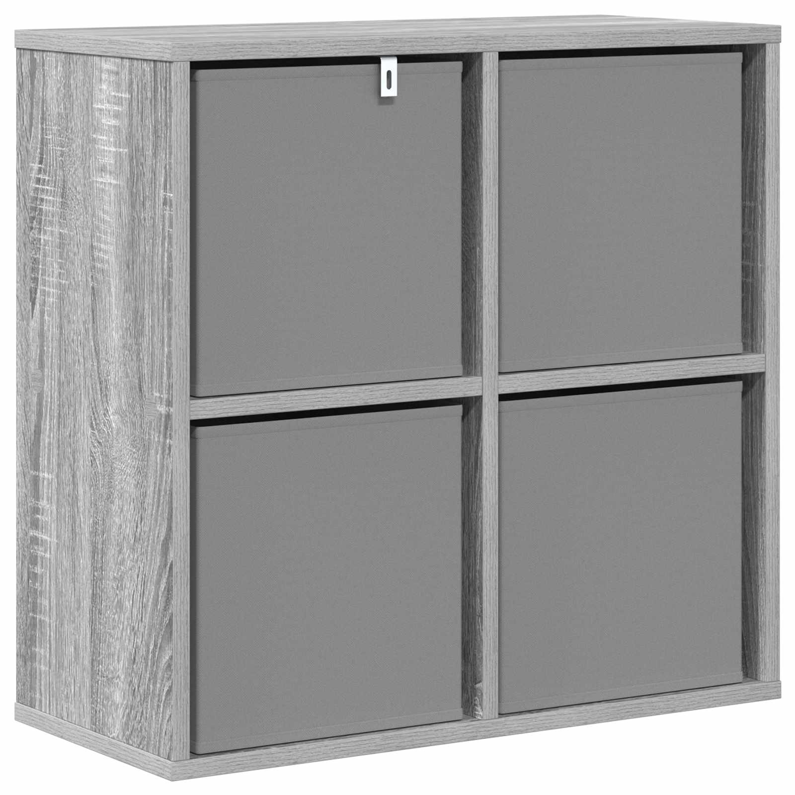 Sideboard mit Schubladen Graues Sonoma 59,5 x 27 x 57 cm