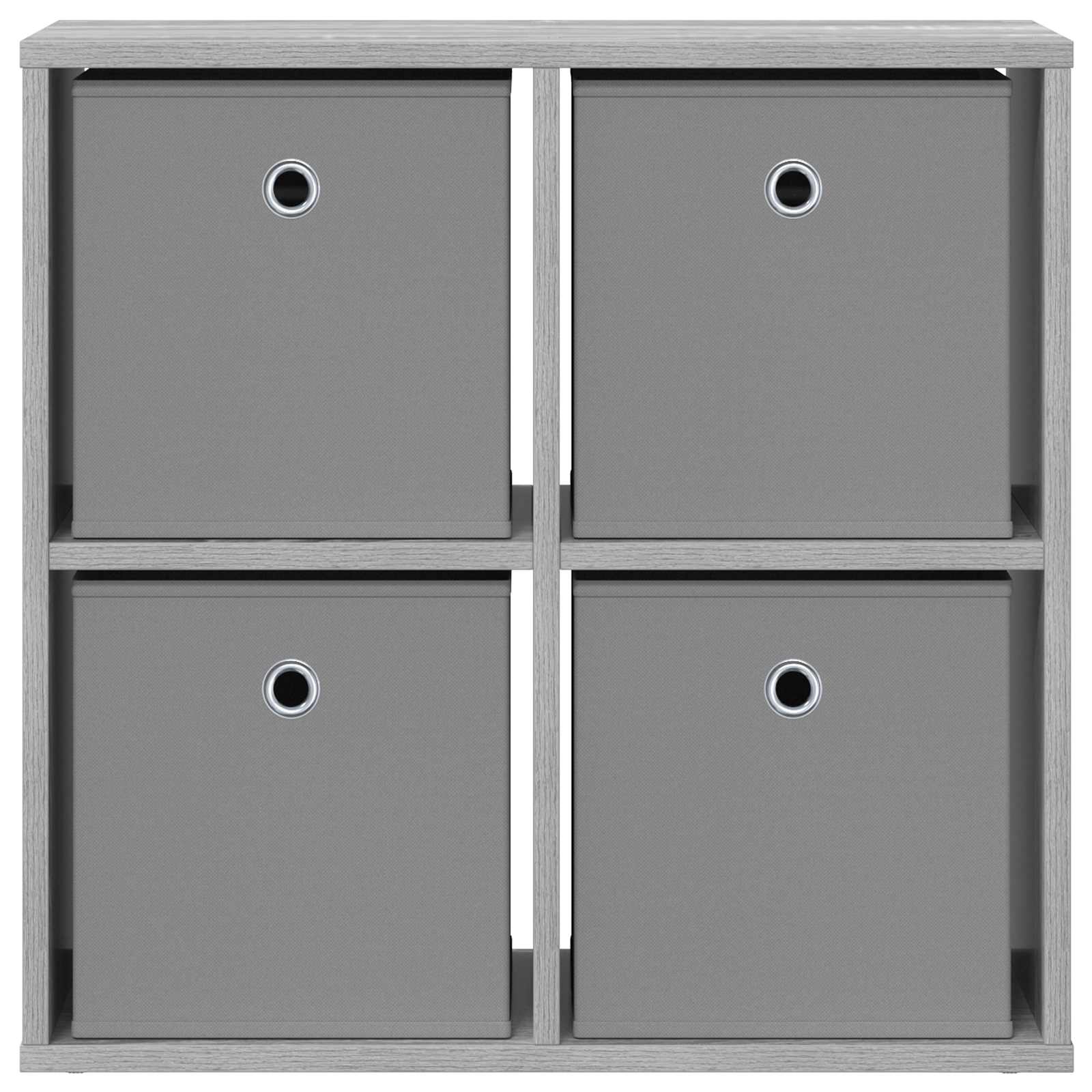 Sideboard mit Schubladen Graues Sonoma 59,5 x 27 x 57 cm